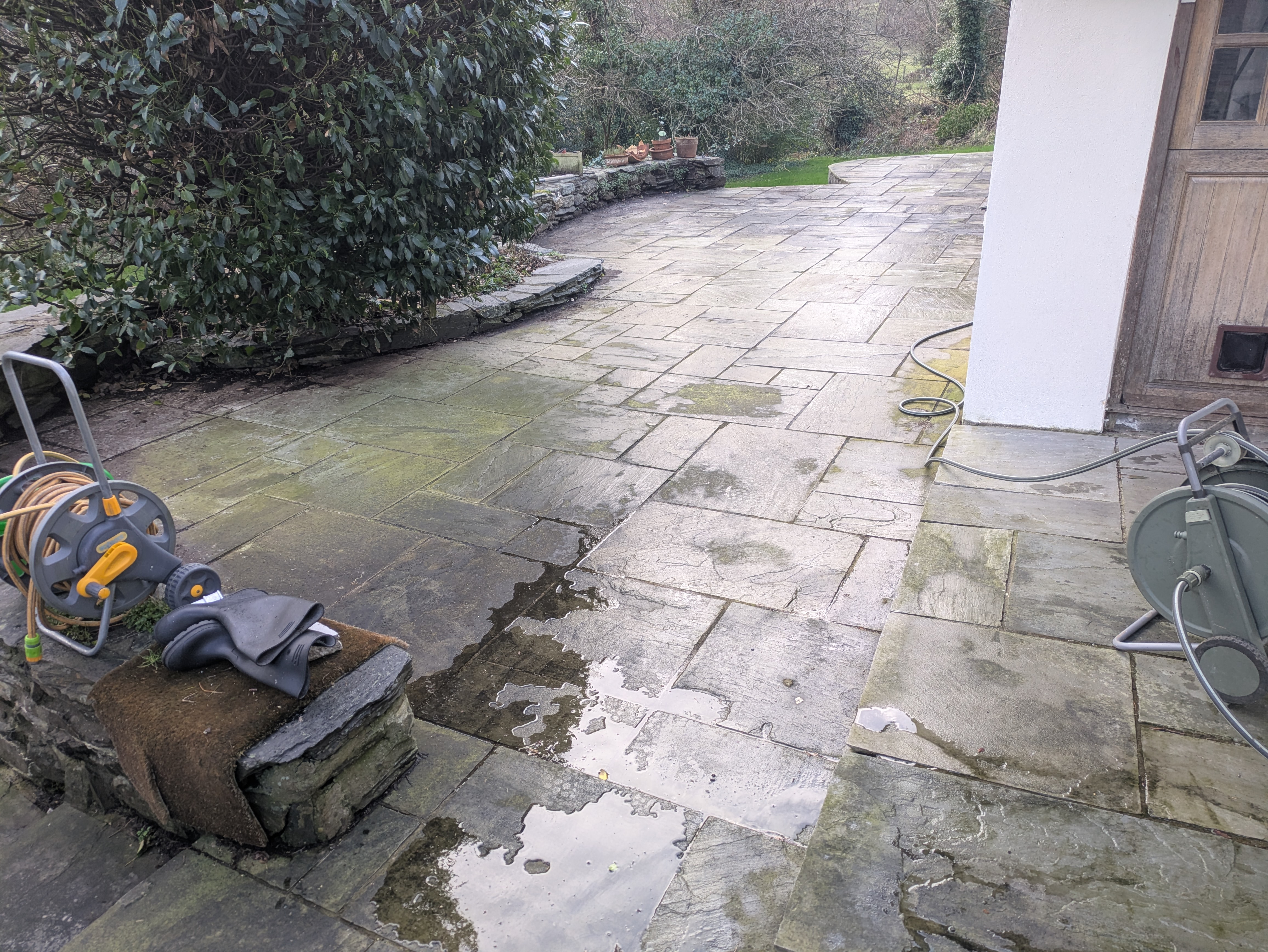 Large property clean, south of island - Bright Pressure Washing project image